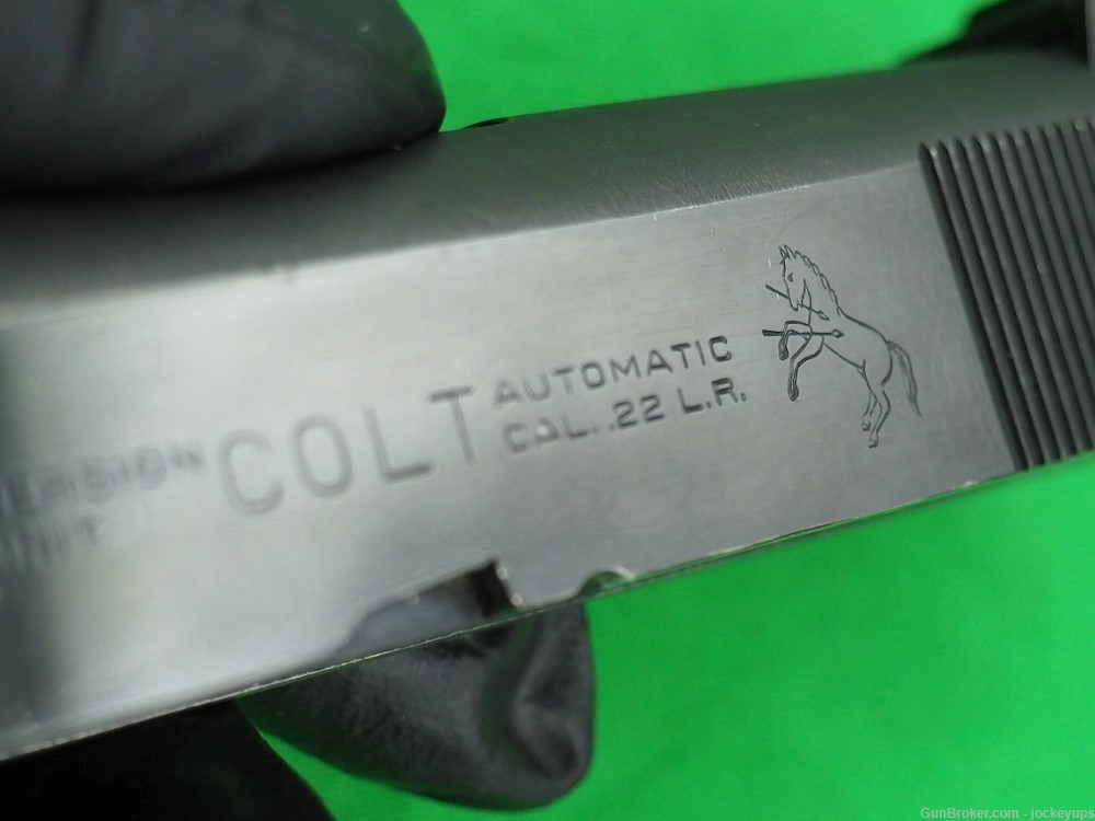 Colt 1911 22LR conversion kit high polish adjustable sights in original box-img-3
