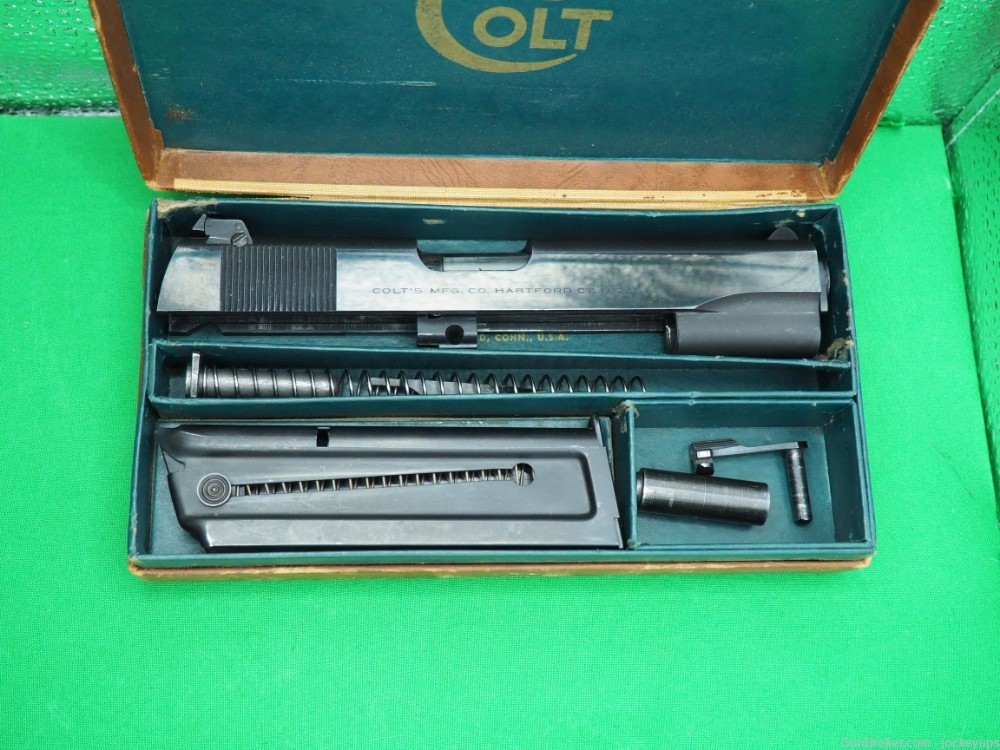 Colt 1911 22LR conversion kit high polish adjustable sights in original box-img-0
