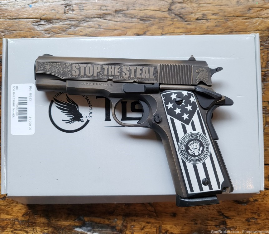 1911 A1 Tanker 45 Trump 2020 Stop the Steal special edition-img-2