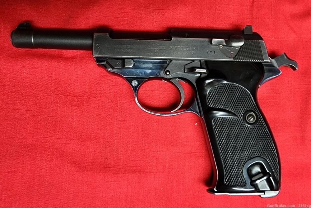 Manurhin P1 (Walther P38 Copy, French made) -img-3