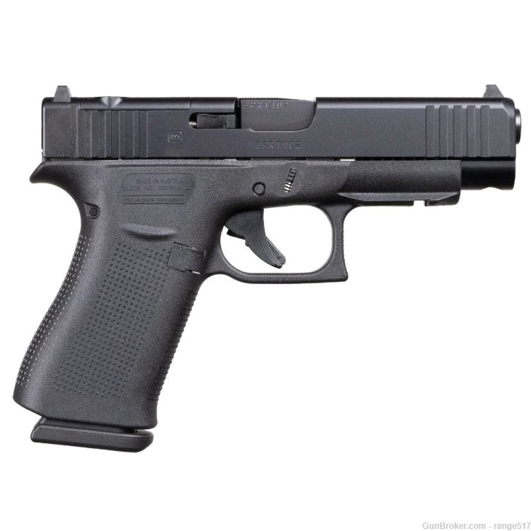 Glock 48 FR MOS 9mm 4in BBL 10+1 PA4850201FRMOS OR 9x19 G48 Compact FS Blk-img-0