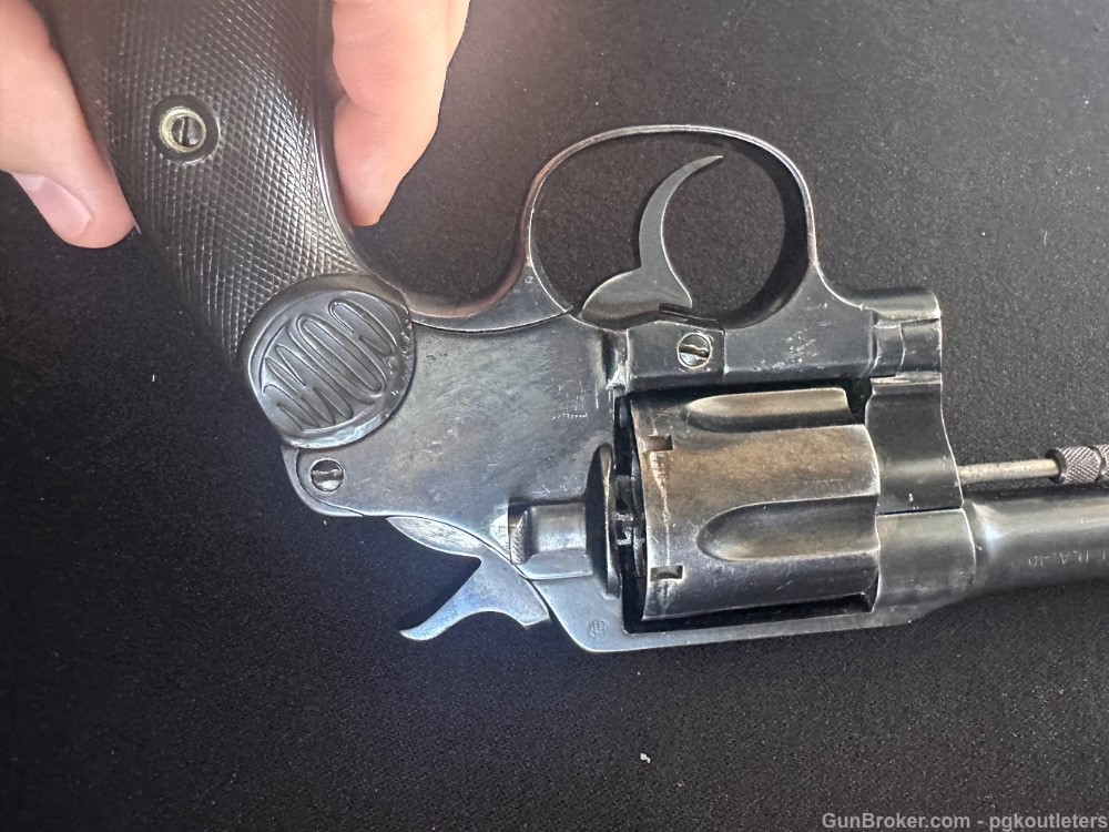 2nd year Double Action Colt U.S. Model of 1917 Revolver .45ACP 5 1/2"-img-9