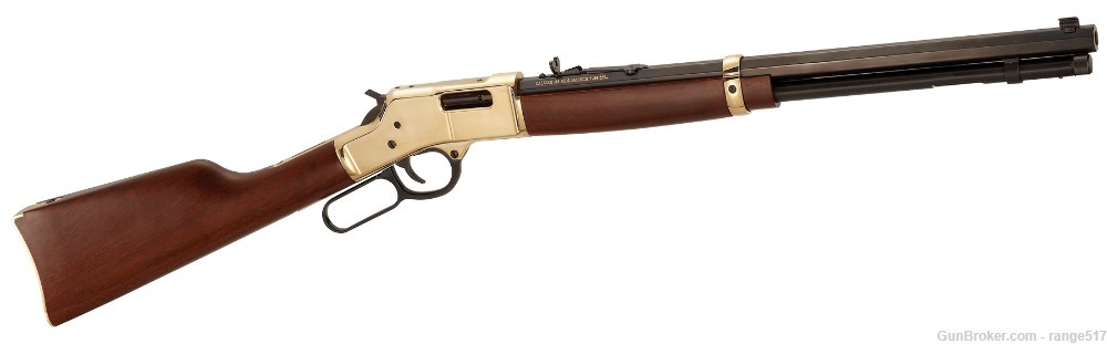 Henry Repeating Arms Co Big Boy 44 magnum 20in BBL 10+1 H006 Brass / Wood-img-0