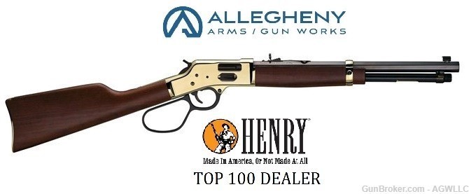 Henry H006GR Big Boy Brass Side Gate Carbine, .44 Mag-img-0