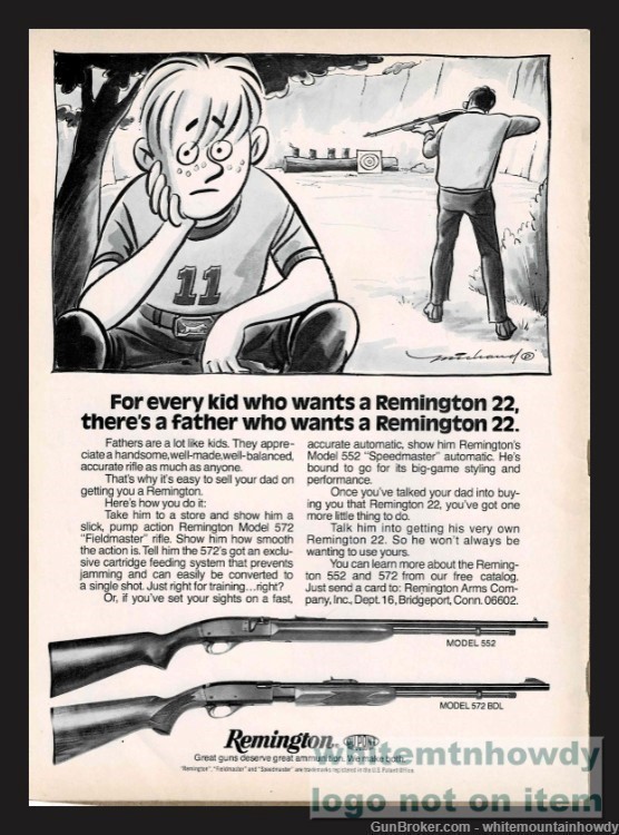 1976 REMINGTON 552 and 572 BDL .22 Rifle AD Father Son want same gun-img-0