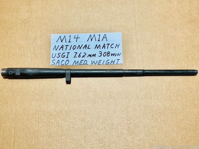USGI M14 XM21 M1A National Match Medium Weight barrel VG 7.62mm  308WIN-img-0