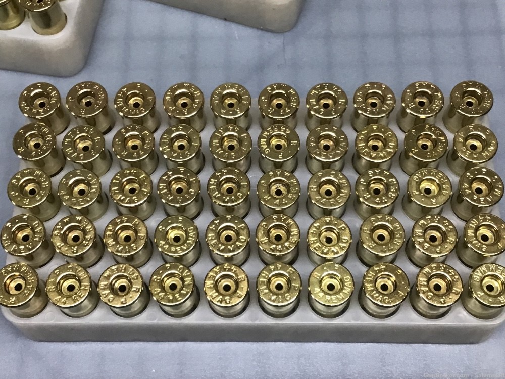 250 RP 44 Rem Mag Brass Remington Magnum Deprimed Pin Polished-img-2