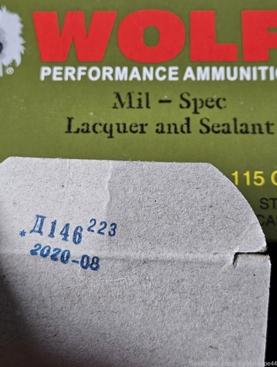 50 ROUNDS WOLF MIL-SPEC 9MM LUGER GREEN BOX 9X19 PRIMER CASE-NECK SEALED -img-2