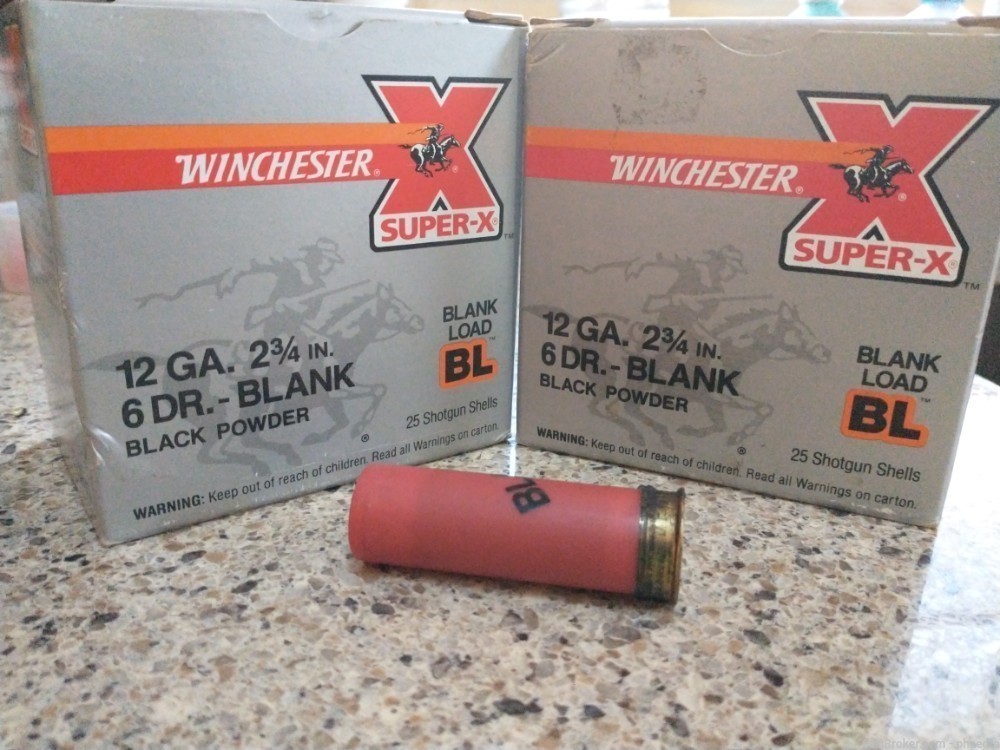 Winchester Super X 12 GA blank shot shells -img-0