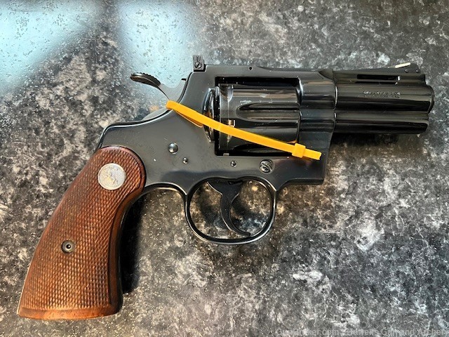 Colt Python 3" "Combat Magnum" .357, BLUED "HOLY GRAIL" -img-9