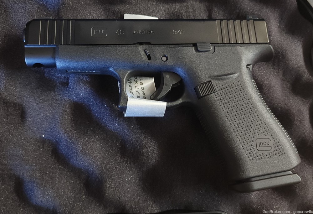 Glock G48 Black G 48 9mm Luger PR48509 4.17" EDC CCW Layaway Available-img-2