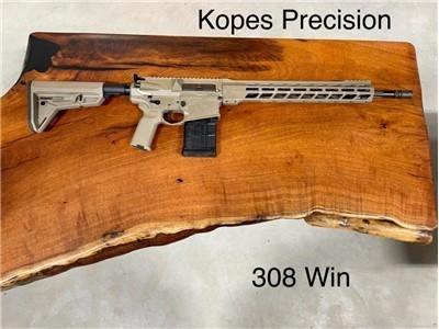 Spring Sale! Kopes Precision .308 Win AR-10 Rifle, Flat Dark Earth FDE