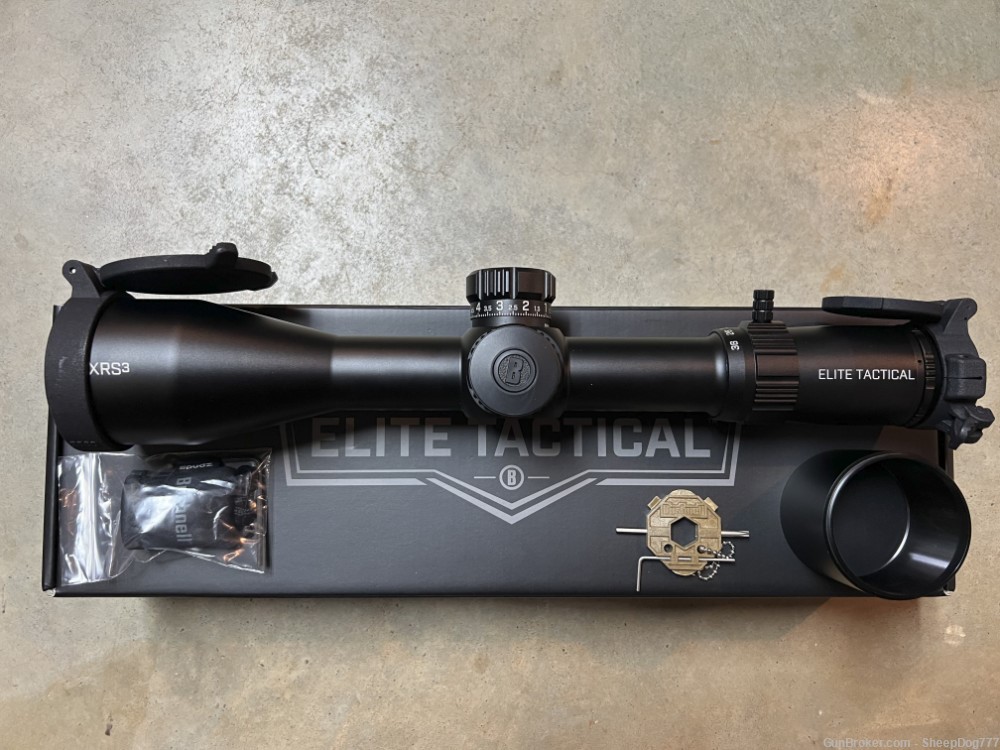 Bushnell XRS3 34mm G4P FFP 6-36 x 56mm Elite Tactical Scope AADMOUNT -img-3