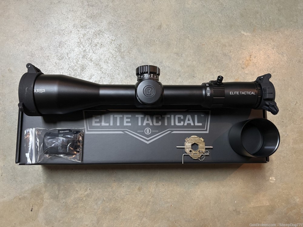 Bushnell XRS3 34mm G4P FFP 6-36 x 56mm Elite Tactical Scope AADMOUNT -img-0
