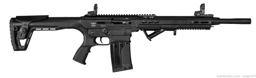Landor Arms AR-12 12ga 18.5in BBL 5+1 LDLND1171218 AR12 12 Gauge Black-img-0