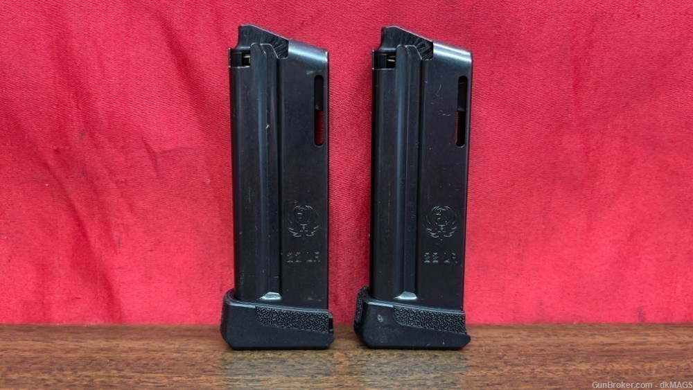 2 Pack Ruger LCP II 2 .22 LR Long Rifle 10 Round Steel Magazines Mags Clips-img-4