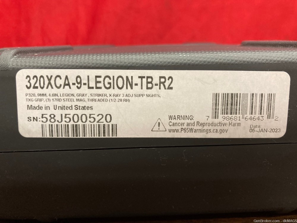 Sig P320 XCarry Legion 4.6" Threaded Barrel PVD Legion Grey 17rd 9mm Pistol-img-23
