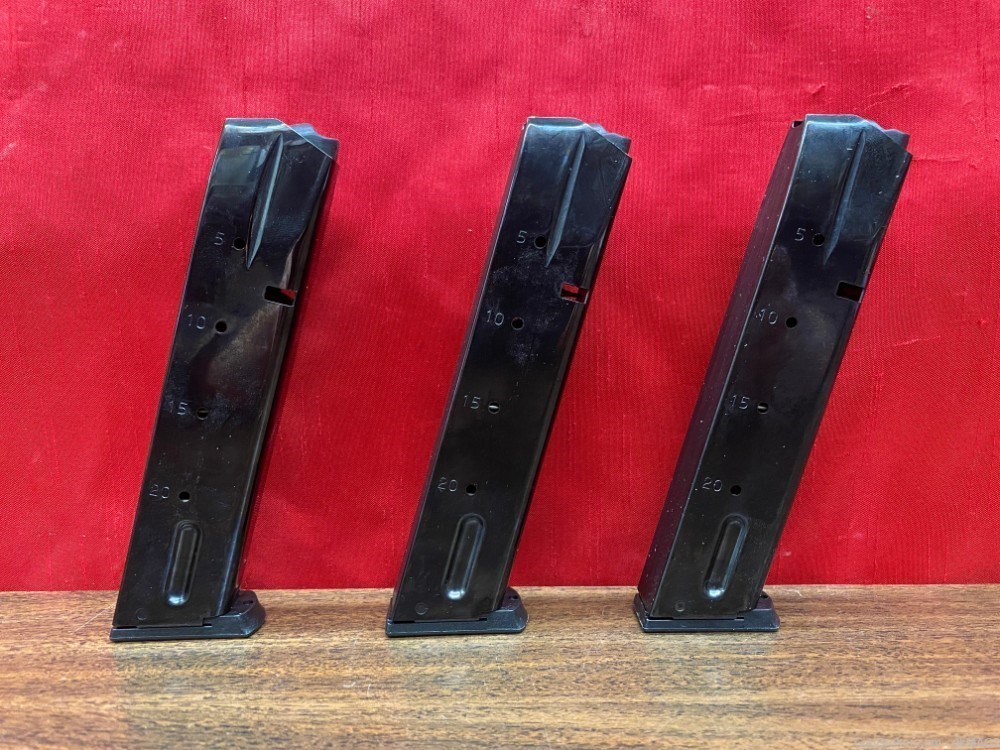 3 Smith&Wesson 5900 Series Magazines For S&W 59 Or 915, 9mm 20Rds-img-2