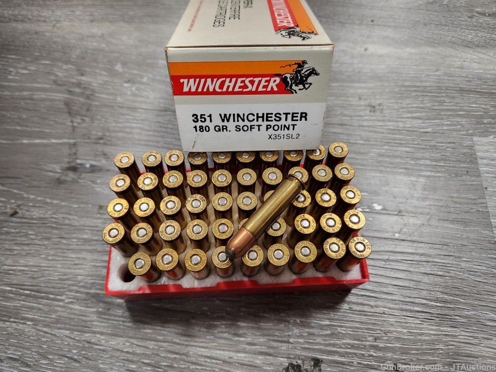 .351 Winchester ammo (full box of 50) -img-1