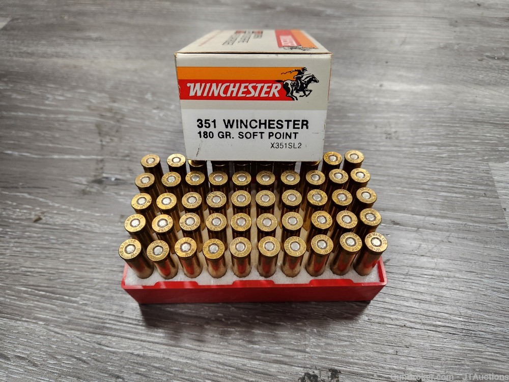 .351 Winchester ammo (full box of 50) -img-0