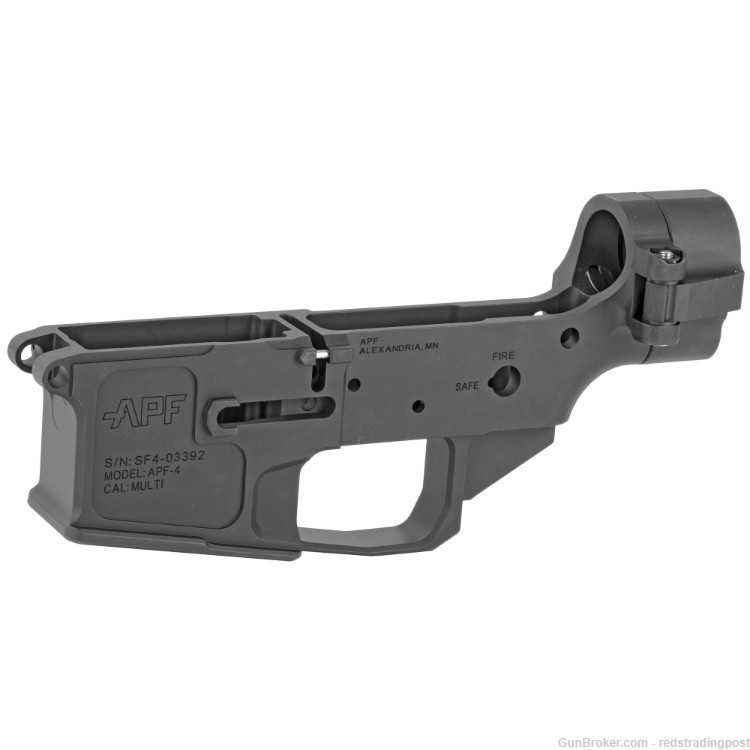 APF Stripped AR-15 Billet Side Folding Lower /w Carbine Buffer LP-SF1-img-0