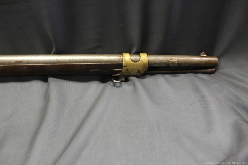 Pre Civil War 1841 Harpers Ferry Blackpowder Mississippi Rifle .58 -img-4