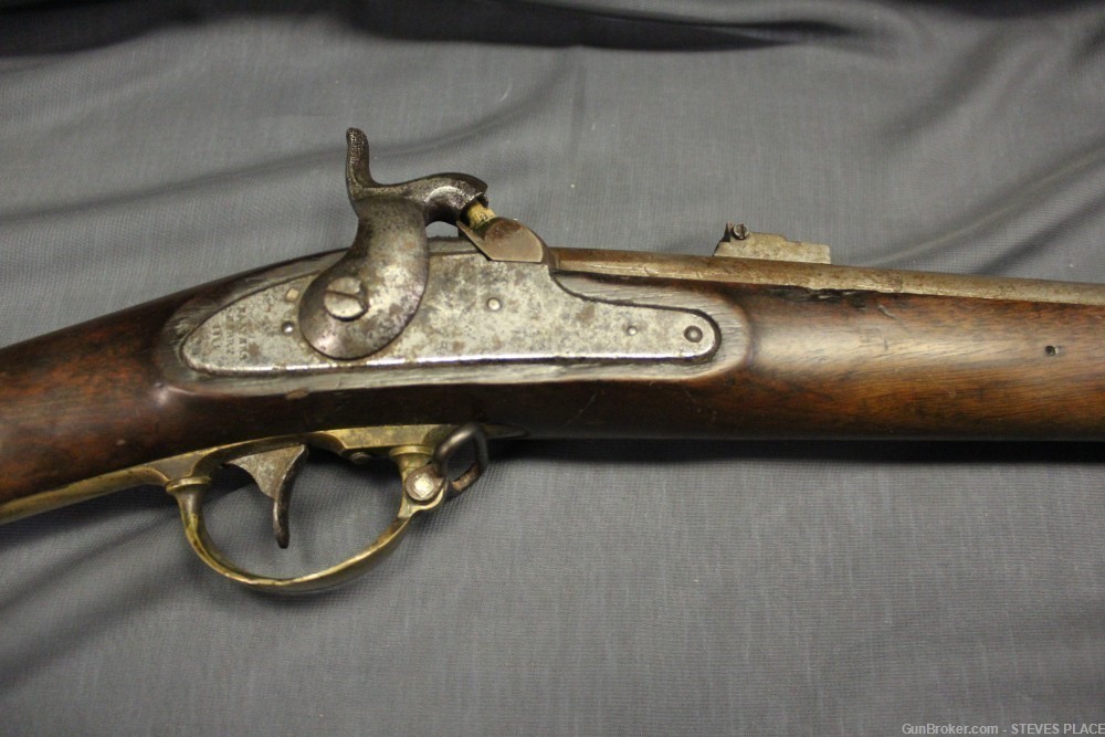 Pre Civil War 1841 Harpers Ferry Blackpowder Mississippi Rifle .58 -img-5