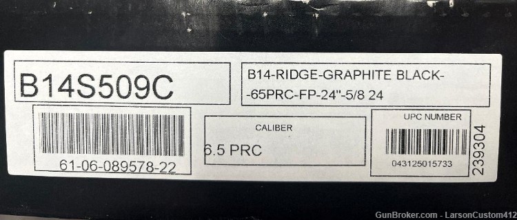 Bergara B-14 Ridge Graphite Black/Gray Cerakote Speckled | NO CC FEE-img-4