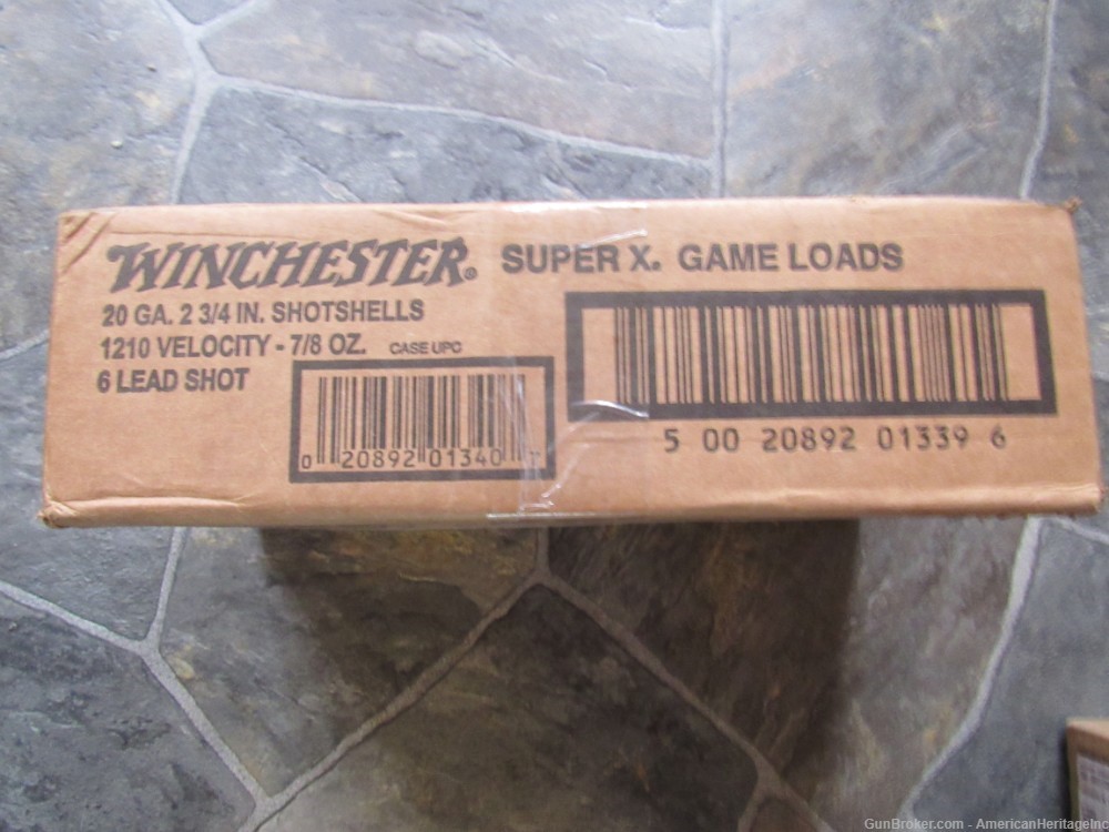 20 Ga Winchester Super-X Game Loads - 6 Shot - 250Rds - No CCF - $22 SHIP-img-1