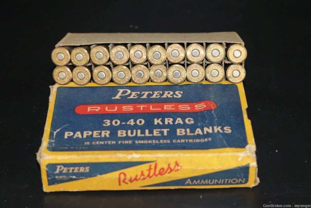 Peters 30-40 KRAG 30-40 Paper Bullet Blanks - 20 Rds-img-2