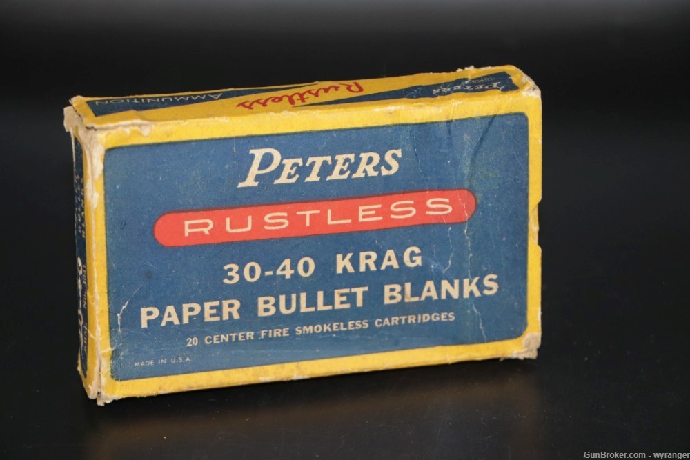 Peters 30-40 KRAG 30-40 Paper Bullet Blanks - 20 Rds-img-0