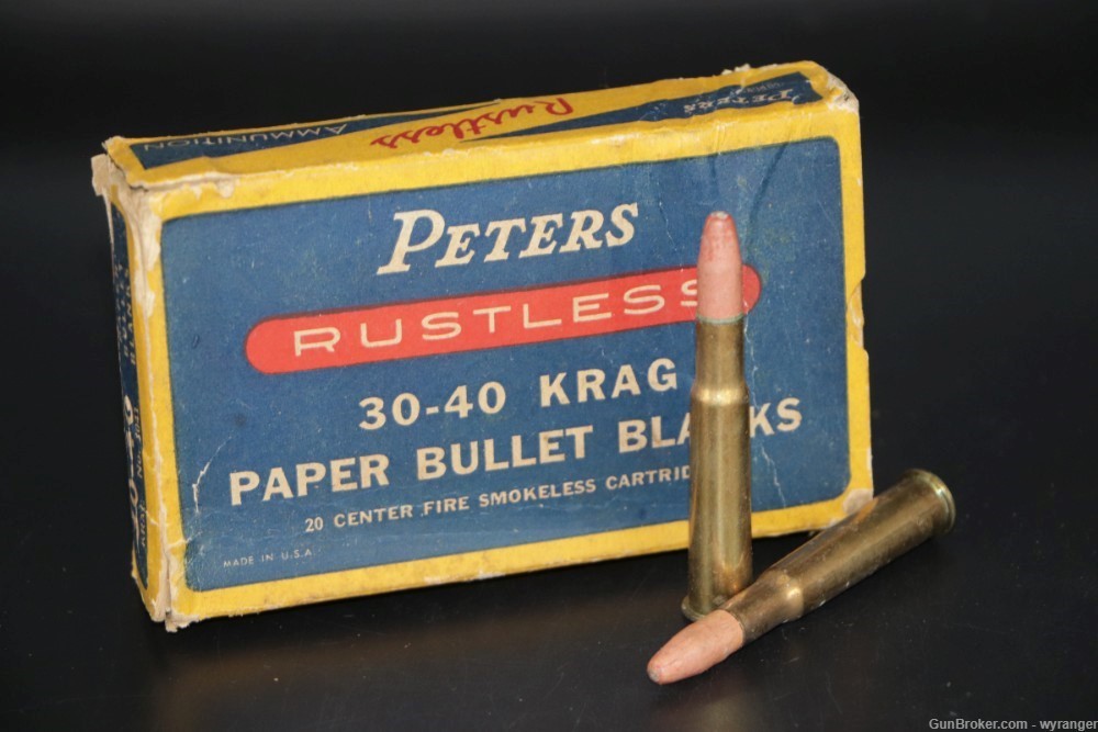 Peters 30-40 KRAG 30-40 Paper Bullet Blanks - 20 Rds-img-1