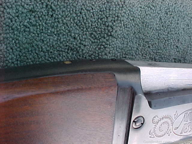 SAVAGE 1895 308 Lever Rifle Octagonal Brl Indian 75TH Ann Medallion Gold Ac-img-11