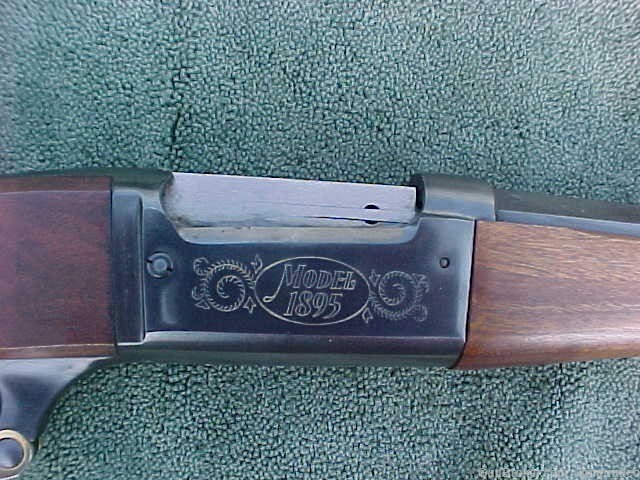 SAVAGE 1895 308 Lever Rifle Octagonal Brl Indian 75TH Ann Medallion Gold Ac-img-4