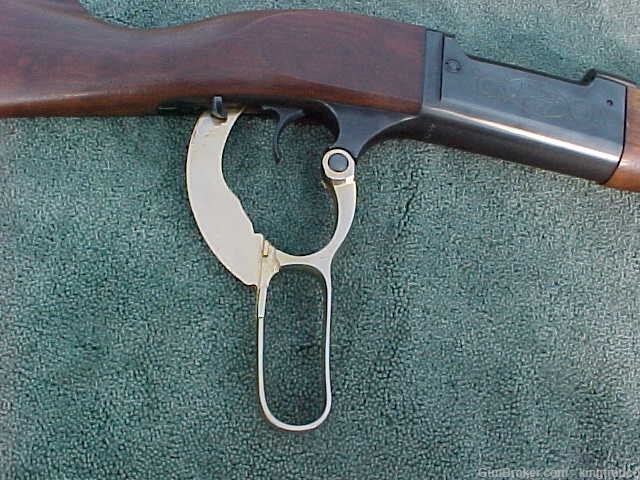 SAVAGE 1895 308 Lever Rifle Octagonal Brl Indian 75TH Ann Medallion Gold Ac-img-7