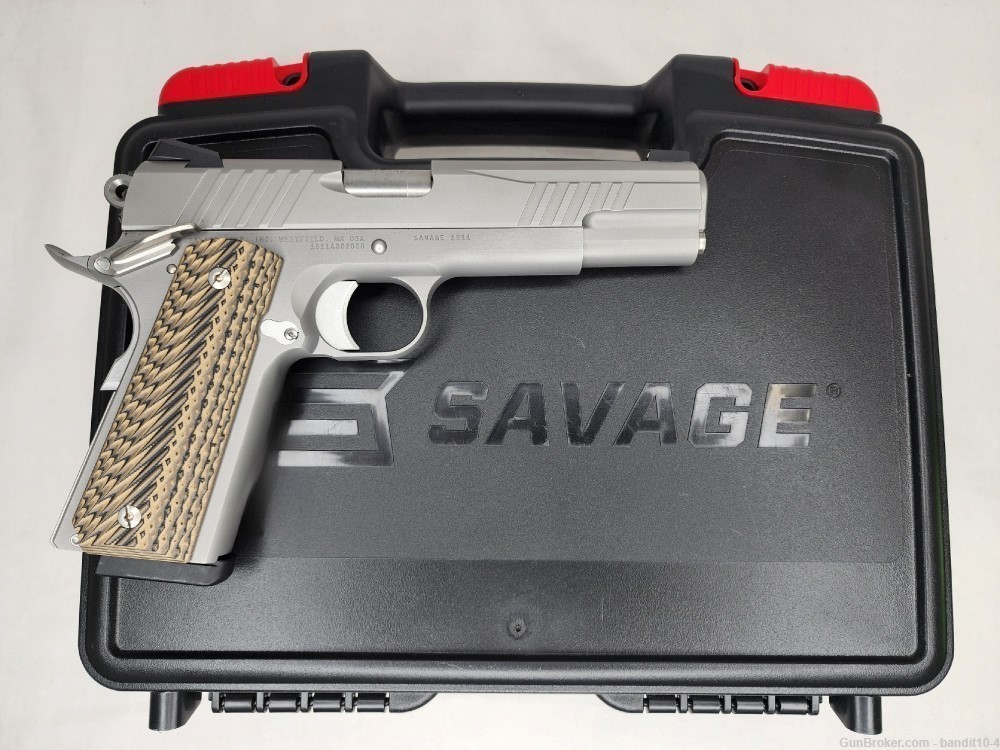 Savage 1911 Government Pistol 45 ACP Stainless 67202, 16698 NEW MODEL! RARE-img-0