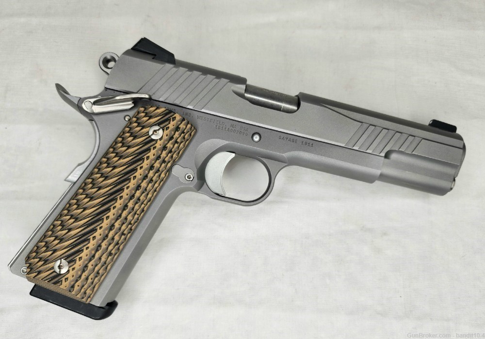 Savage 1911 Government Pistol 45 ACP Stainless 67202, 16698 NEW MODEL! RARE-img-4