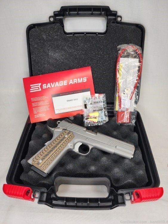 Savage 1911 Government Pistol 45 ACP Stainless 67202, 16698 NEW MODEL! RARE-img-2