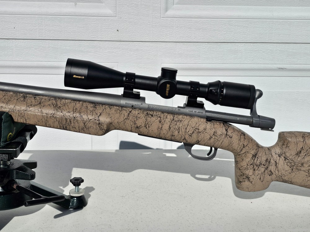 223 Weatherby Vanguard with 3-12 Nikon Monarch BDC Scope - Super Accurate!-img-1