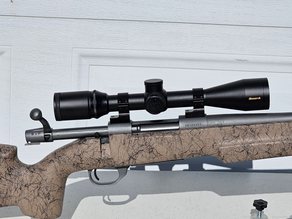 223 Weatherby Vanguard with 3-12 Nikon Monarch BDC Scope - Super Accurate!-img-3
