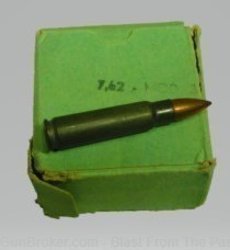 VZ52 ammo 7.62x45mm 7.62x45 1964 date 15 round box. Large quantity on hand-img-0