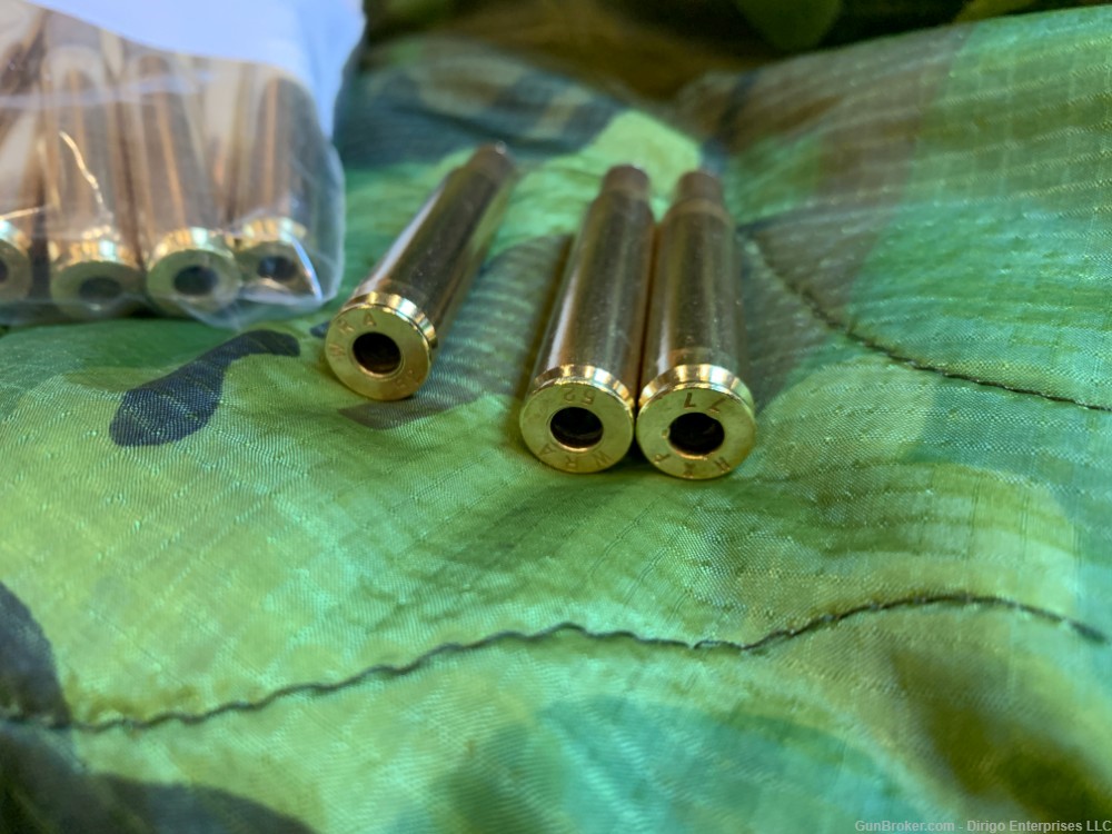 Once fired .30-06 brass WRA 52 HXP cleaned, deprimed 50 ct-img-1
