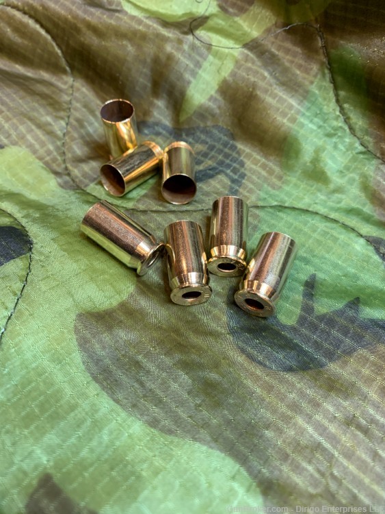 Once fired .45 ACP brass cleaned and deprimed 150 ct-img-1