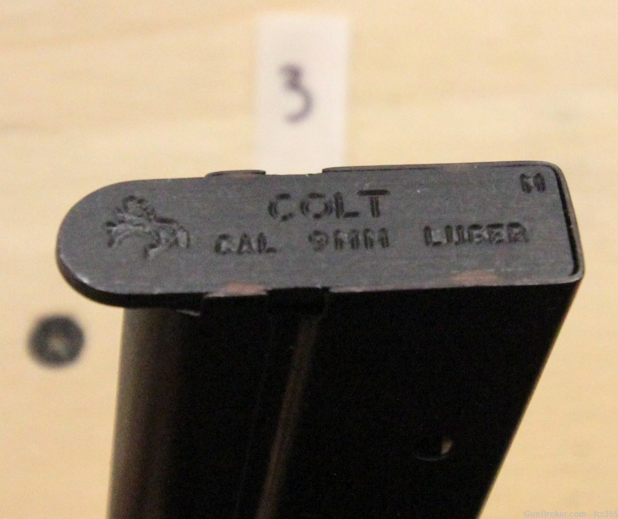 Colt Factory Genuine 9mm 8rd Compact Defender Officer Magazine Blued -img-5