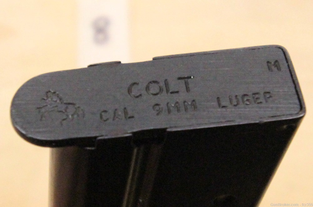Colt Factory Genuine 9mm 8rd Compact Defender Officer Magazine Blued -img-20