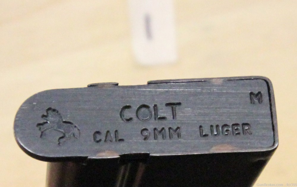 Colt Factory Genuine 9mm 8rd Compact Defender Officer Magazine Blued -img-2