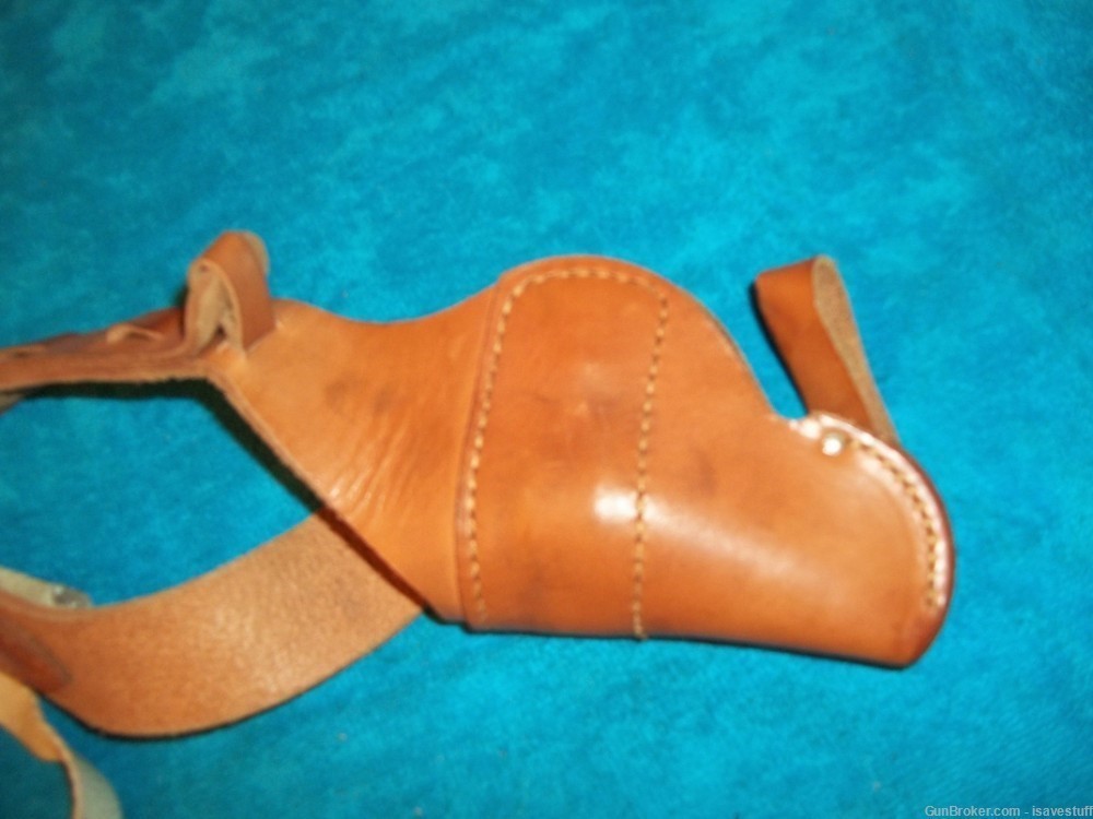 NOS Left Hand Bucheimer Shoulder Holster Smith Wesson Chief + Hump 49 642 -img-1