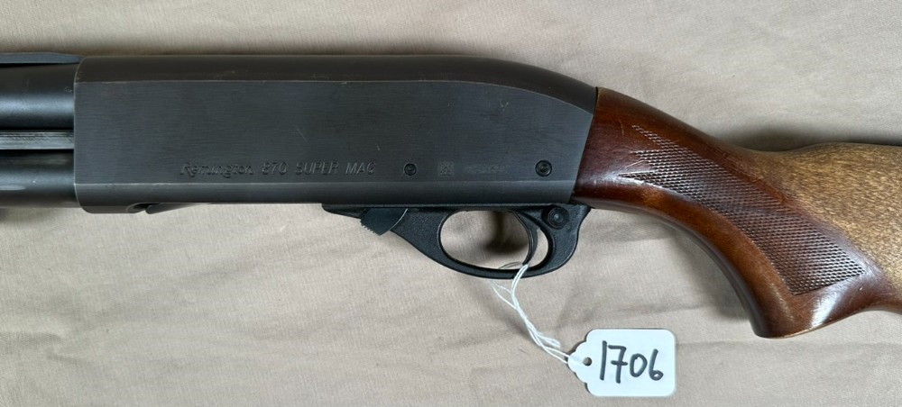 Remington 870 Super Magnum 12 Ga Wood Stock Used-img-5