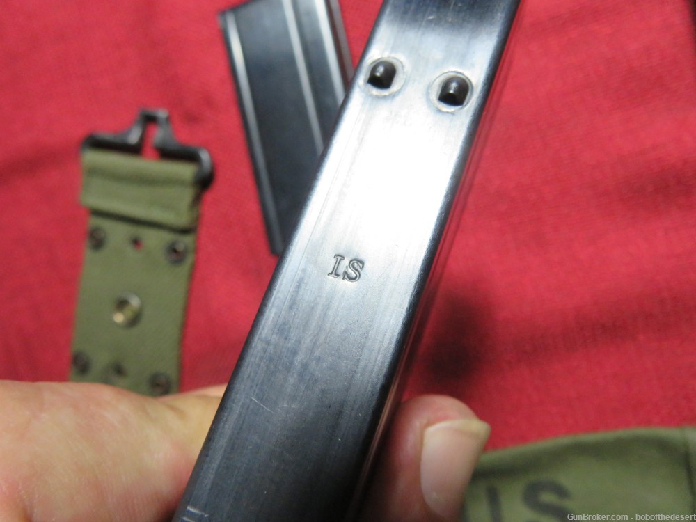 WWII M1 Carbine 15rd and 30rd magazines with pouches and belt-img-5