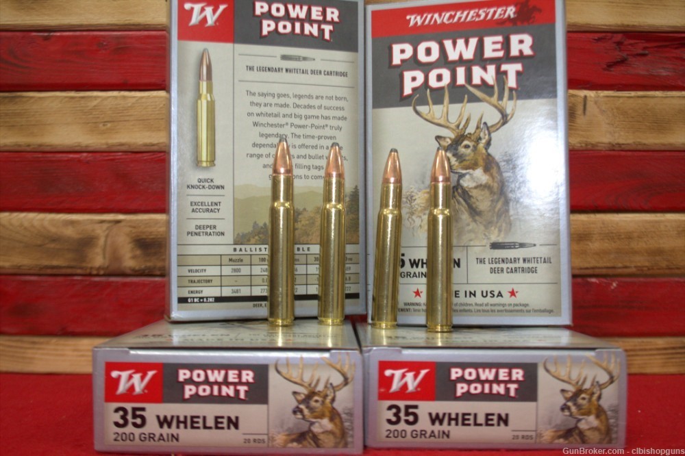 Winchester Power point .35 Whelen 200 Grain 80 rnds 4 boxes-img-0